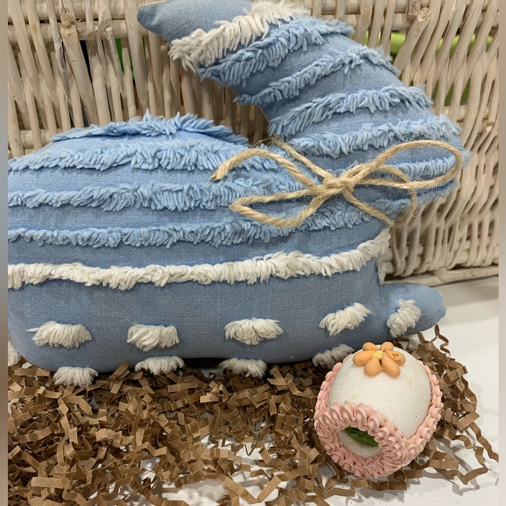 Vintage Bunny and Sugar Egg